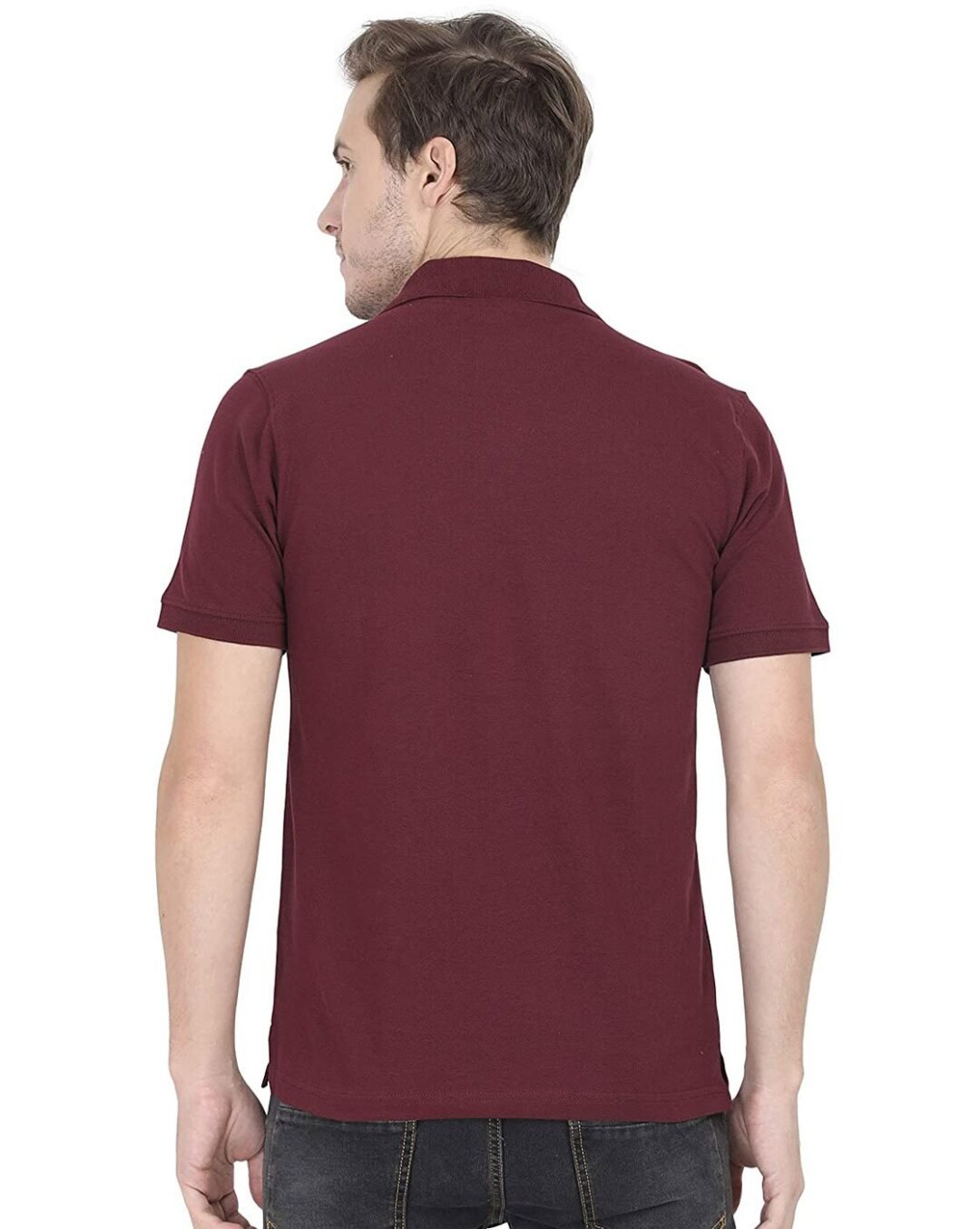 Men's Polo Half Sleeve Maroon