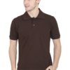 Men's Polo Half Sleeve Coffee Brown