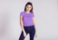 6gkd3bEvb Female Half Sleeve Classic T-Shirt Lavender