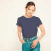 Female Half Sleeve Classic T-Shirt Navy Blue