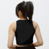 YUDWlwAF9Ir Crop Tank Black