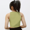 Crop Tank Olive Green