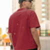 Men's Oversized T-Shirt Maroon