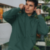 Men's Hoodie – Bottle Green