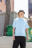 Men's Oversized T-Shirt Baby Blue