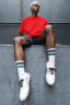 Men's Oversized T-Shirt Red