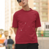Men's Oversized T-Shirt Maroon