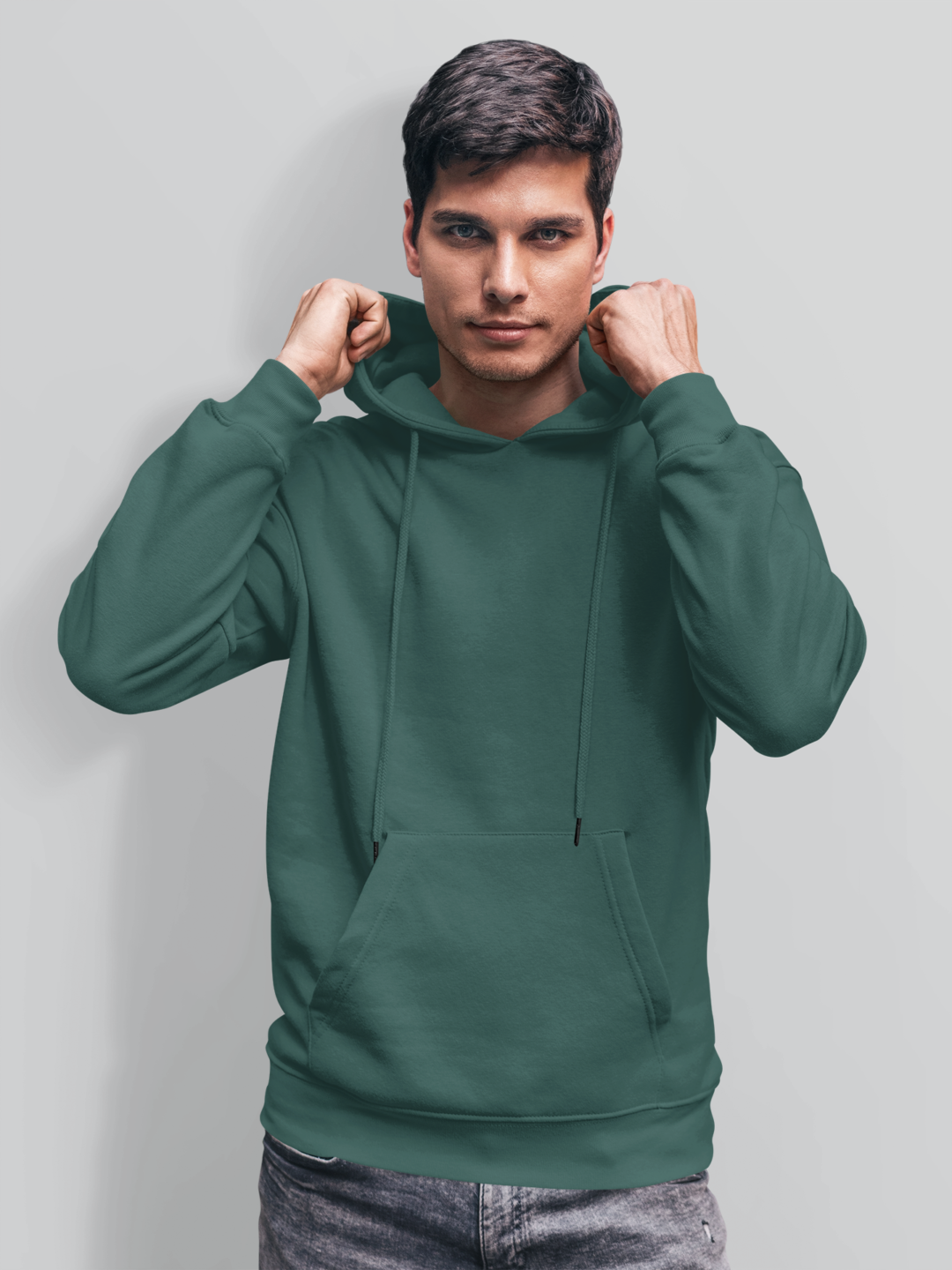 Men's Hoodie – Bottle Green