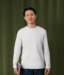 Male Full Sleeve Classic T-Shirt White
