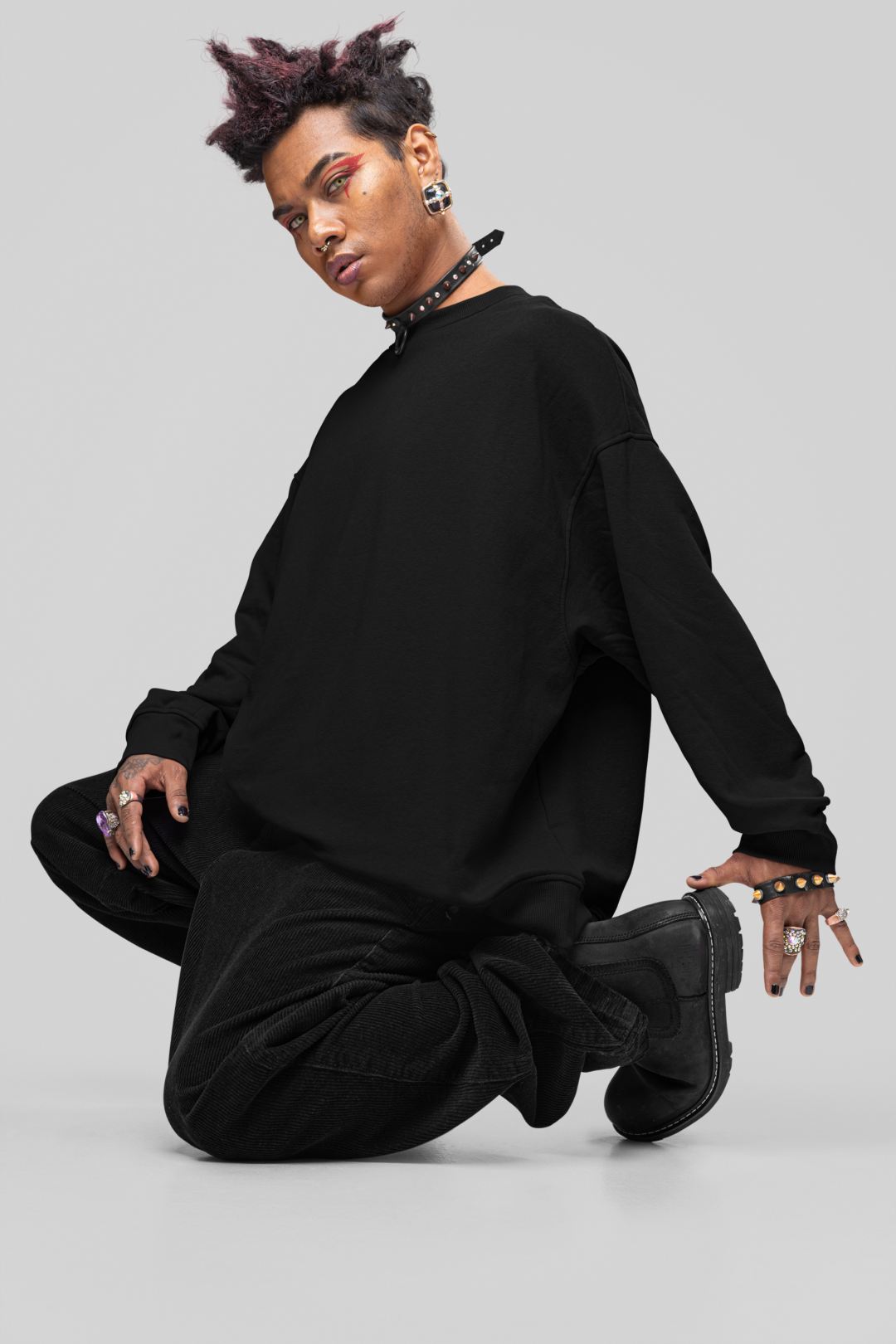 Men's Oversized Sweatshirt Black