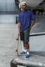 Men's Oversized T-Shirt Royal Blue