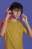 Men's Oversized T-Shirt Mustard Yellow