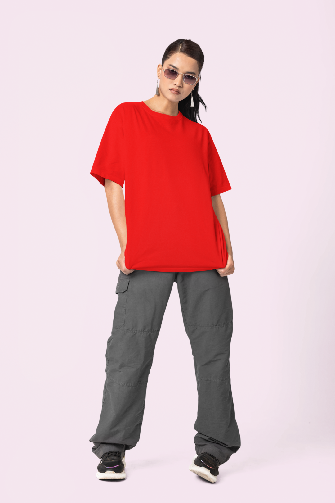 Women’s Oversized T-Shirt Red
