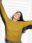 Women's Sweatshirt Mustard Yellow