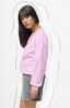 Women's Sweatshirt Light Baby Pink