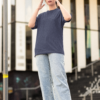 Women’s Oversized T-Shirt Navy Blue
