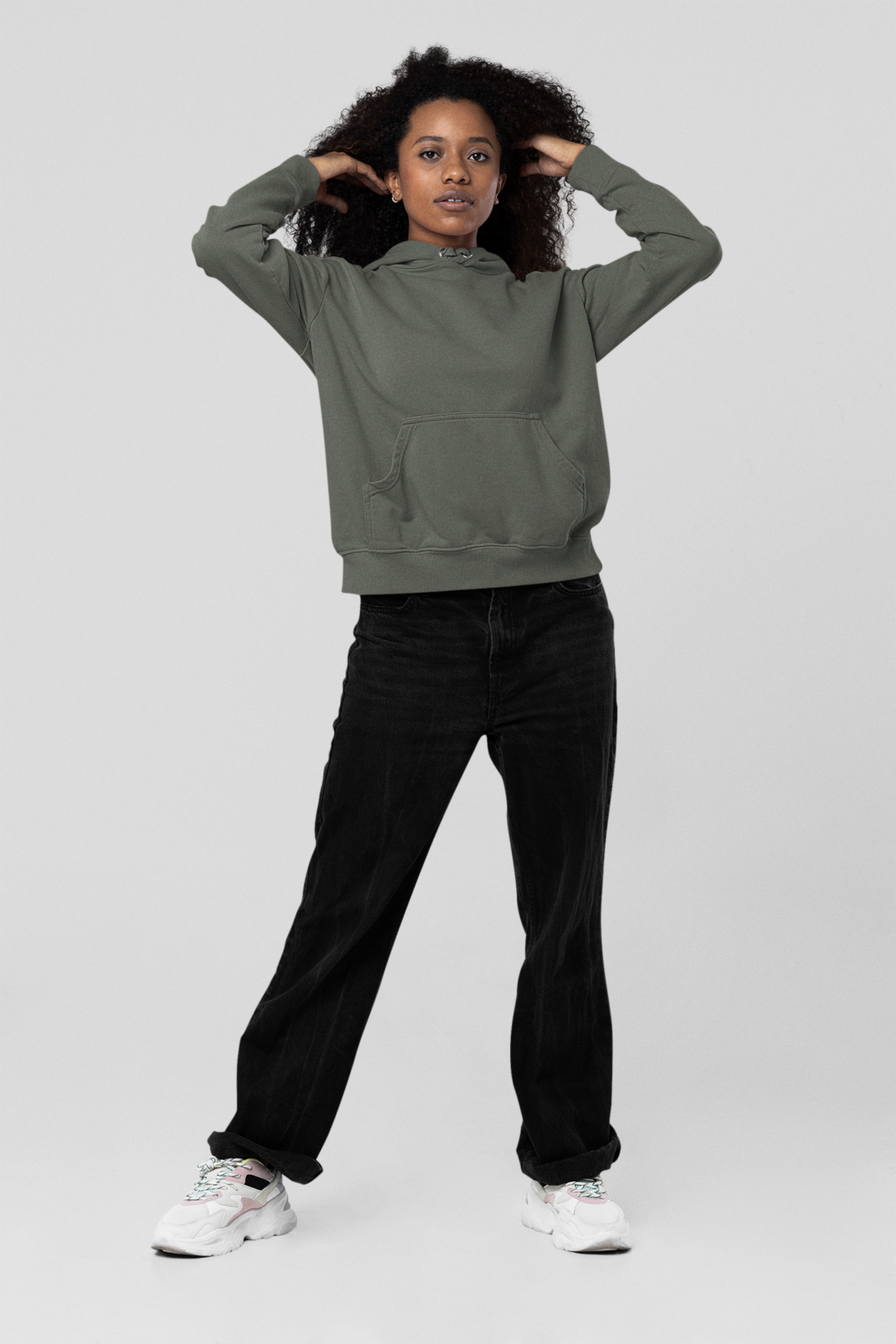 Women's Hoodie – Olive Green