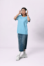 Women’s Oversized T-Shirt Baby Blue