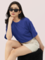 Women’s Oversized T-Shirt Royal Blue S