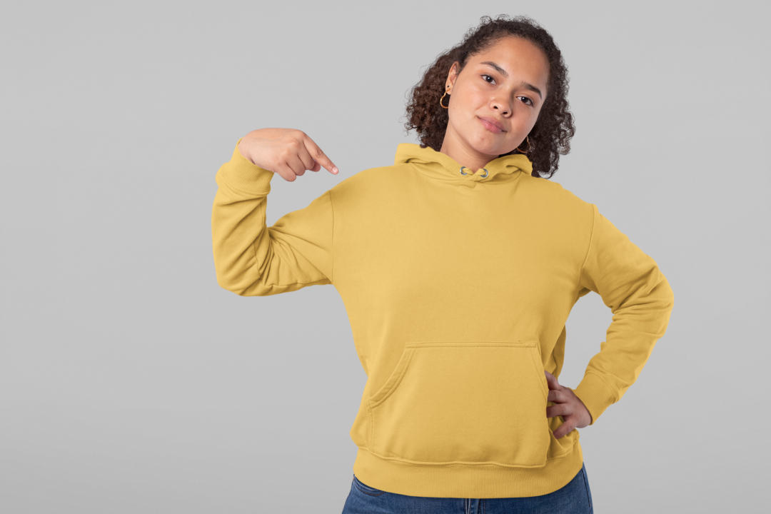 Women's Hoodie – Mustard Yellow