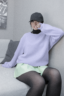 Women's Oversized Sweatshirt Lavender