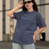 Women’s Oversized T-Shirt Navy Blue